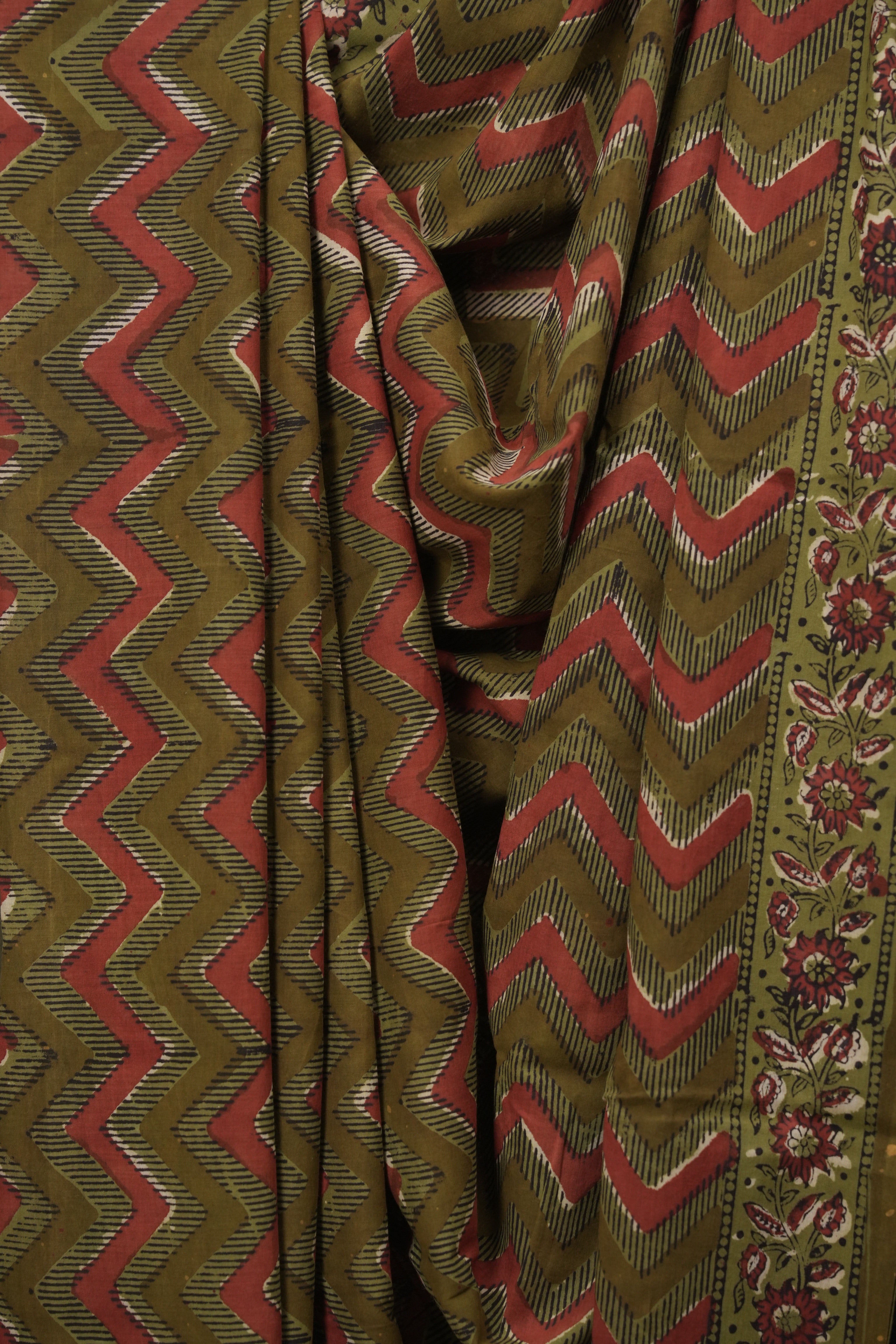 Mahendi HBP Cotton Saree - SRMCS3625
