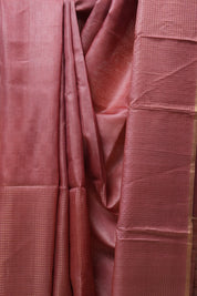 Pink Tussar Silk Saree - SRPTSS1452