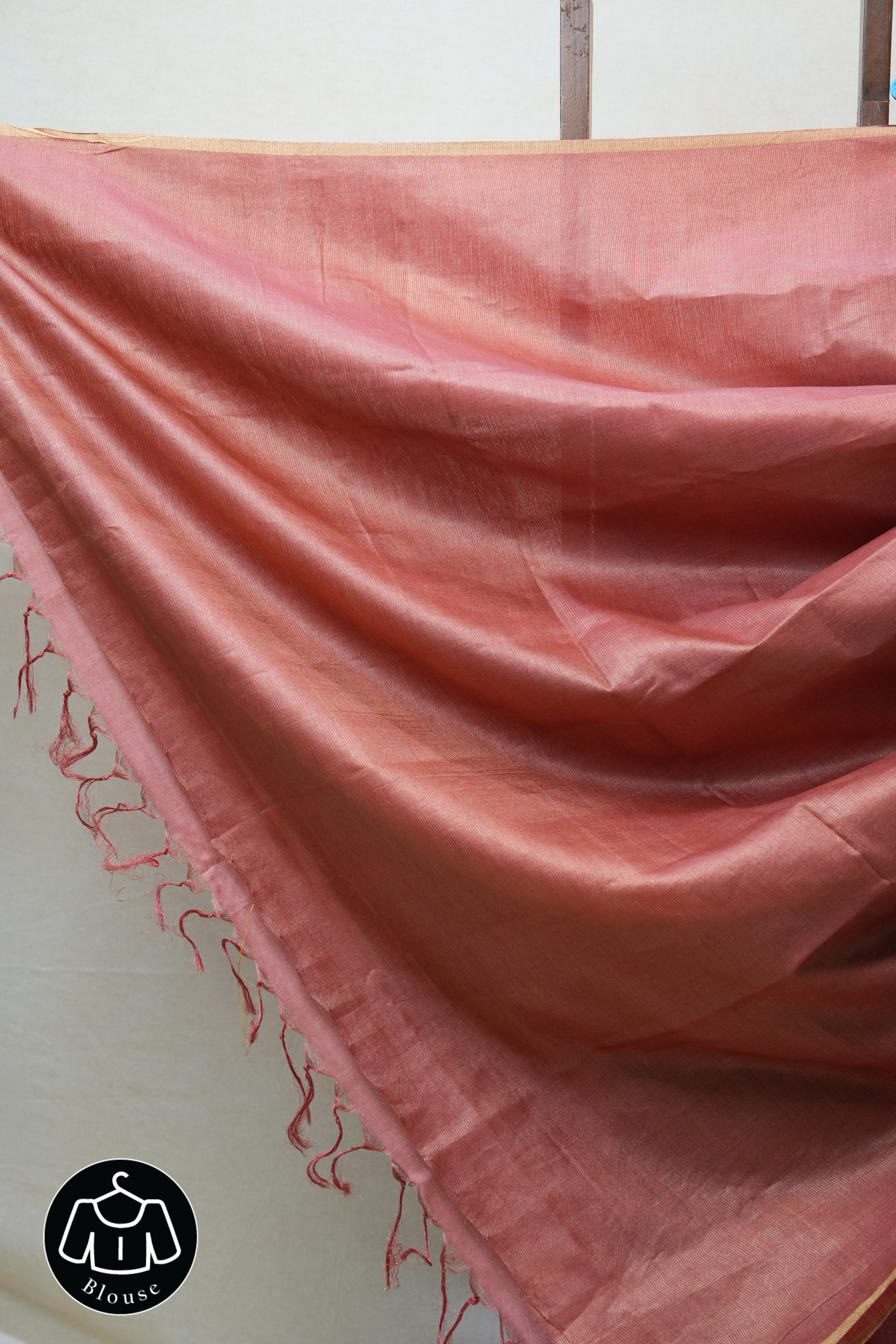 Pink Tussar Silk Saree - SRPTSS1452