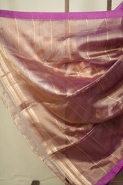 Dual Tone Purple Tissue Banarasi Silk Saree - SRDTPTBSS105