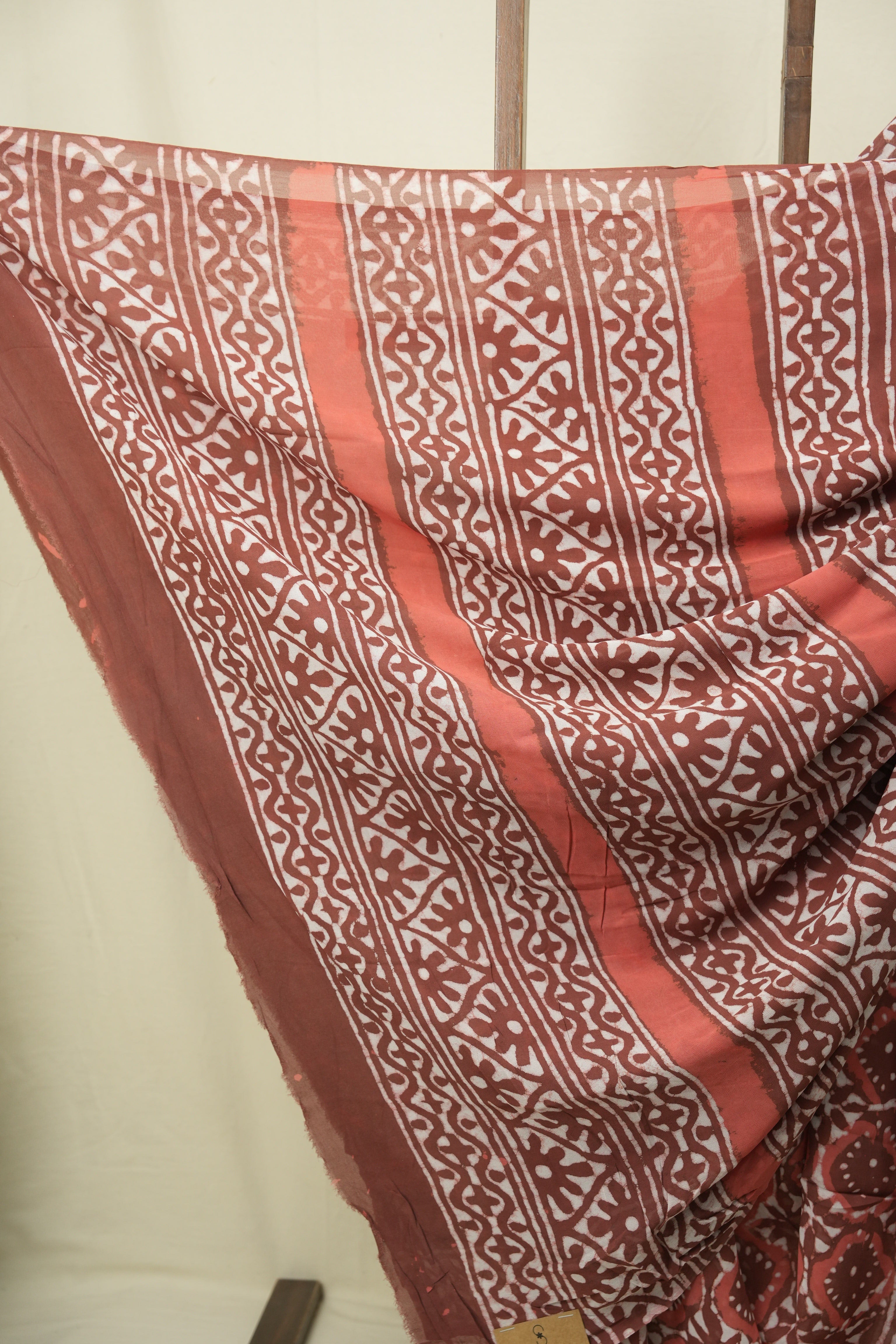 Brick Red HBP Georgette Saree - SRBRHGS77