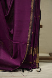 Magenta Maheshwari Saree - SRMMS1333