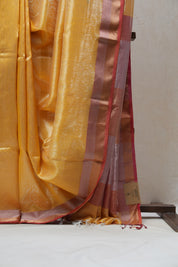 Peach Maheshwari Saree - SRPMS597