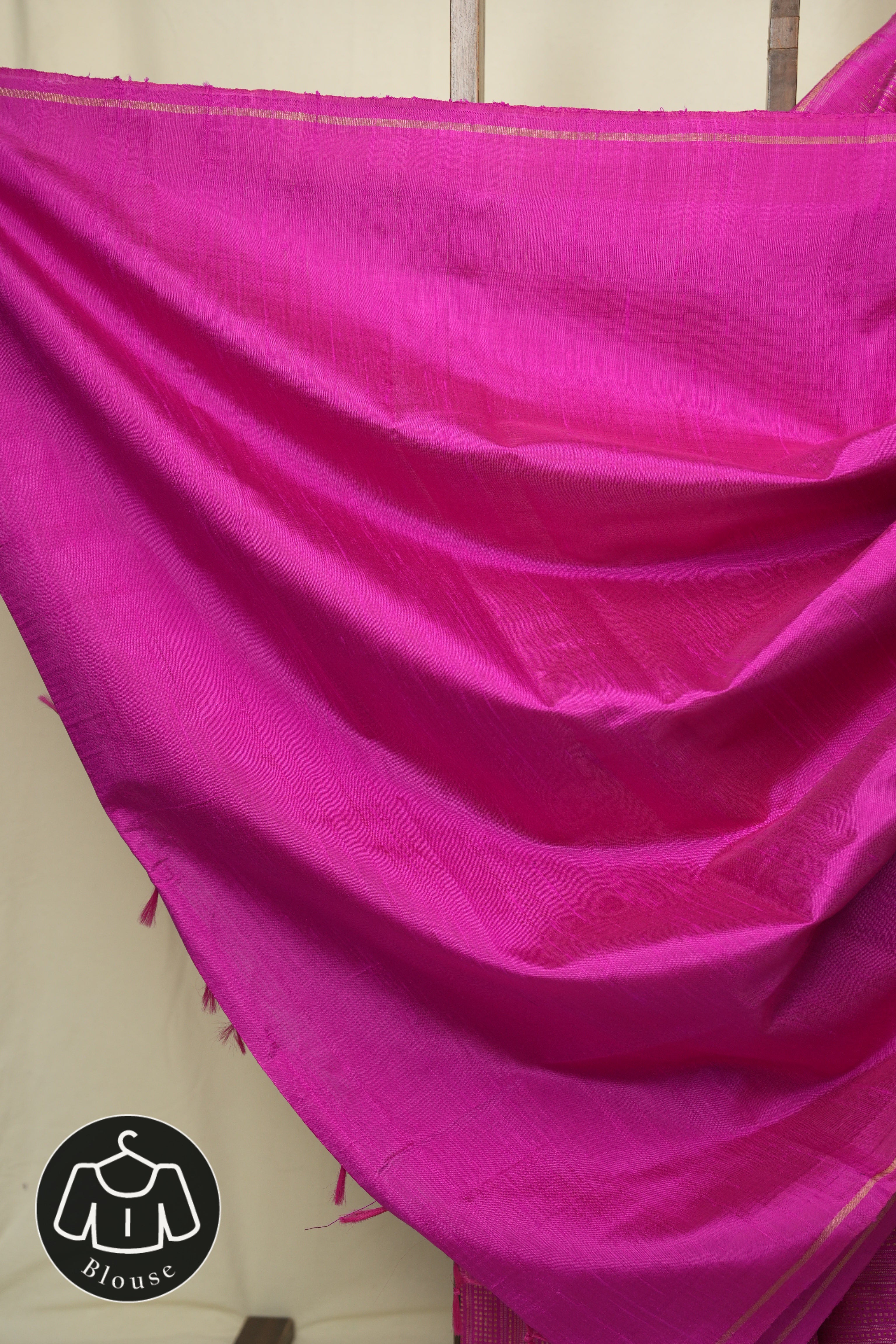 Pink Raw Silk Saree - SRPRSS1037
