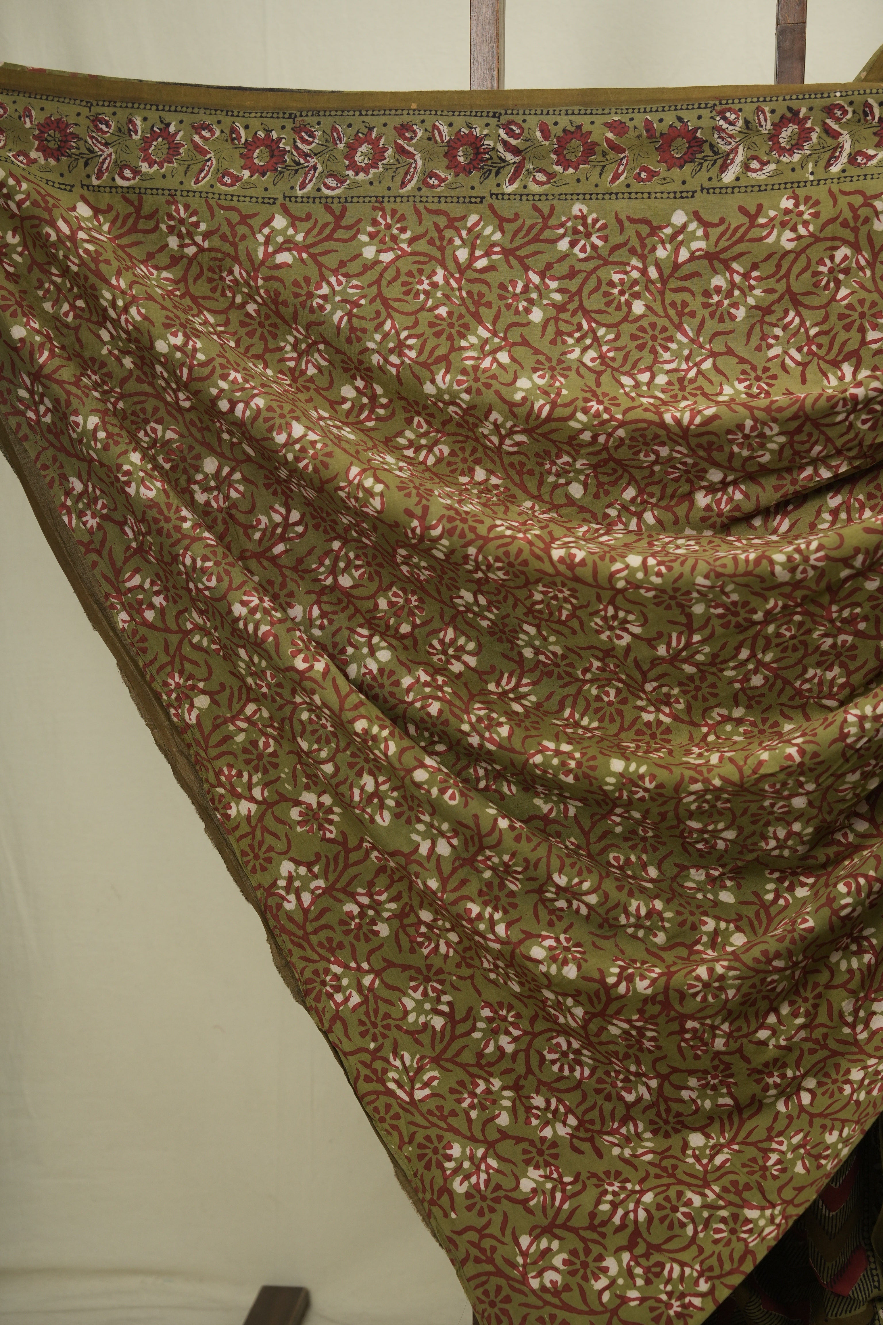 Mahendi HBP Cotton Saree - SRMCS3625