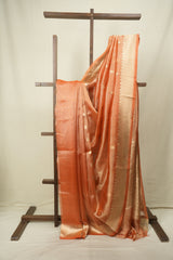 Orange Tissue Banarasi Silk Saree - SROTBSS111