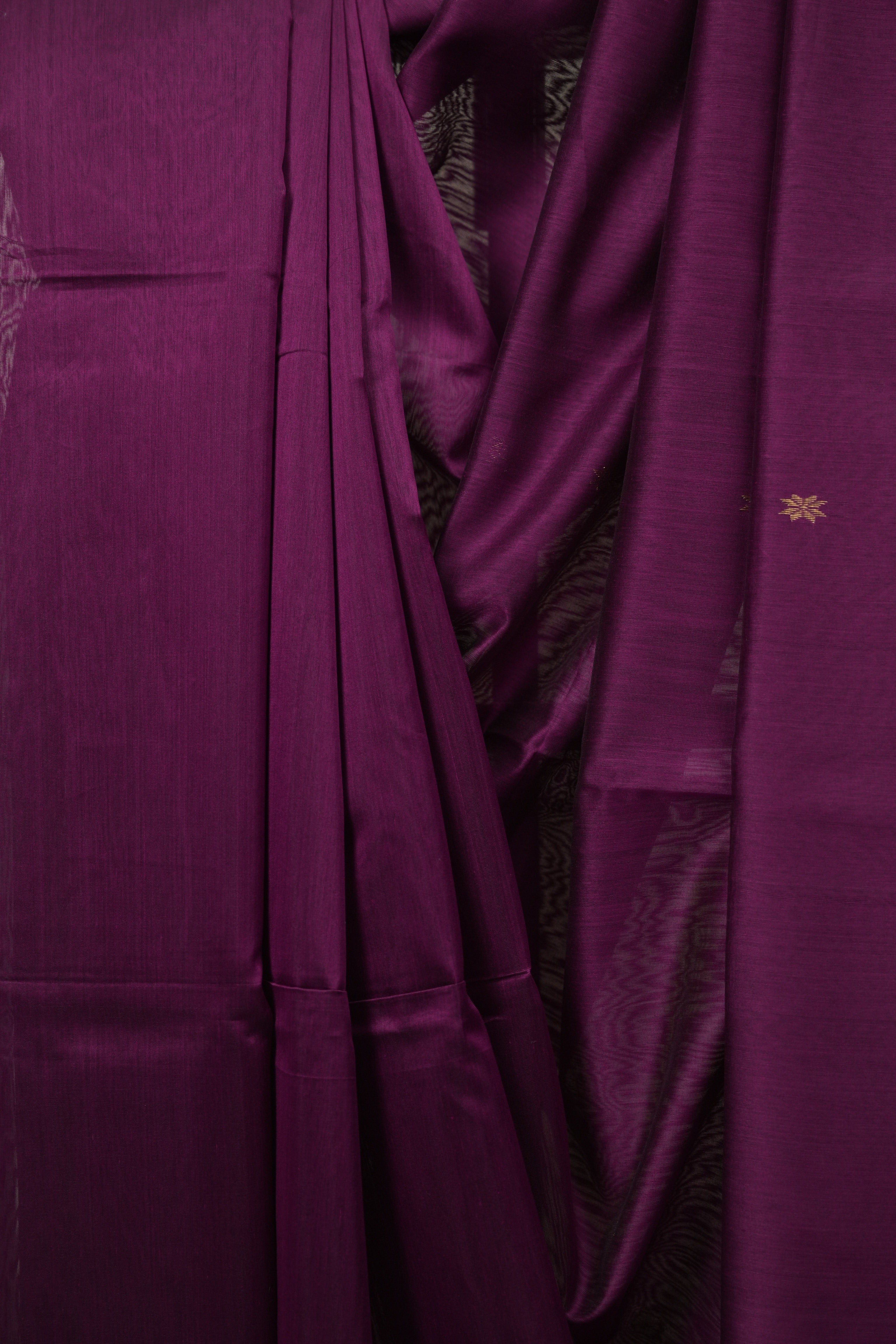Magenta Maheshwari Saree - SRMMS1333