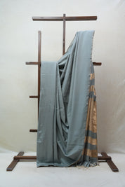 Grey Maheshwari Saree - SRGMS600