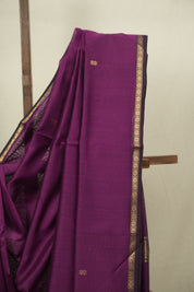 Magenta Maheshwari Saree - SRMMS1333