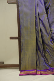 Two Tone Lavender Silk Paithani Saree - SRTTLSPS803