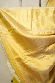 Olive Green Gadwal Silk Saree - SROGGSS614