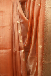 Orange Tissue Banarasi Silk Saree - SROTBSS111