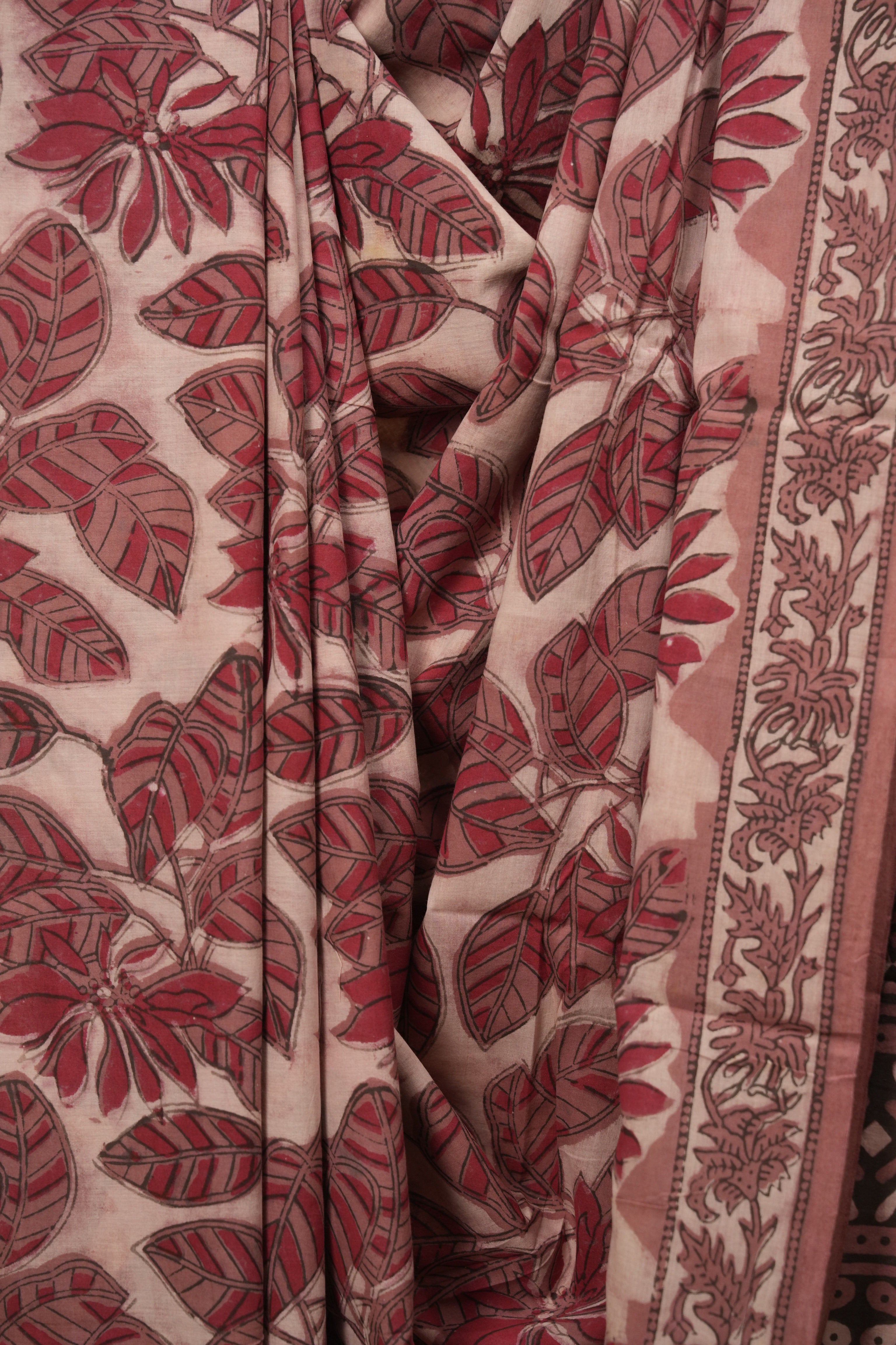 Brick HBP Cotton Saree - SRBCS3624