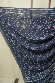 Blue HBP Georgette Saree - SRBHGS78