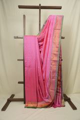 Pink Silk Paithani Saree - SRPSPS790