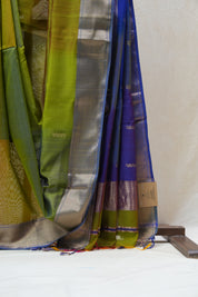 Green Maheshwari Saree - SRGMS591
