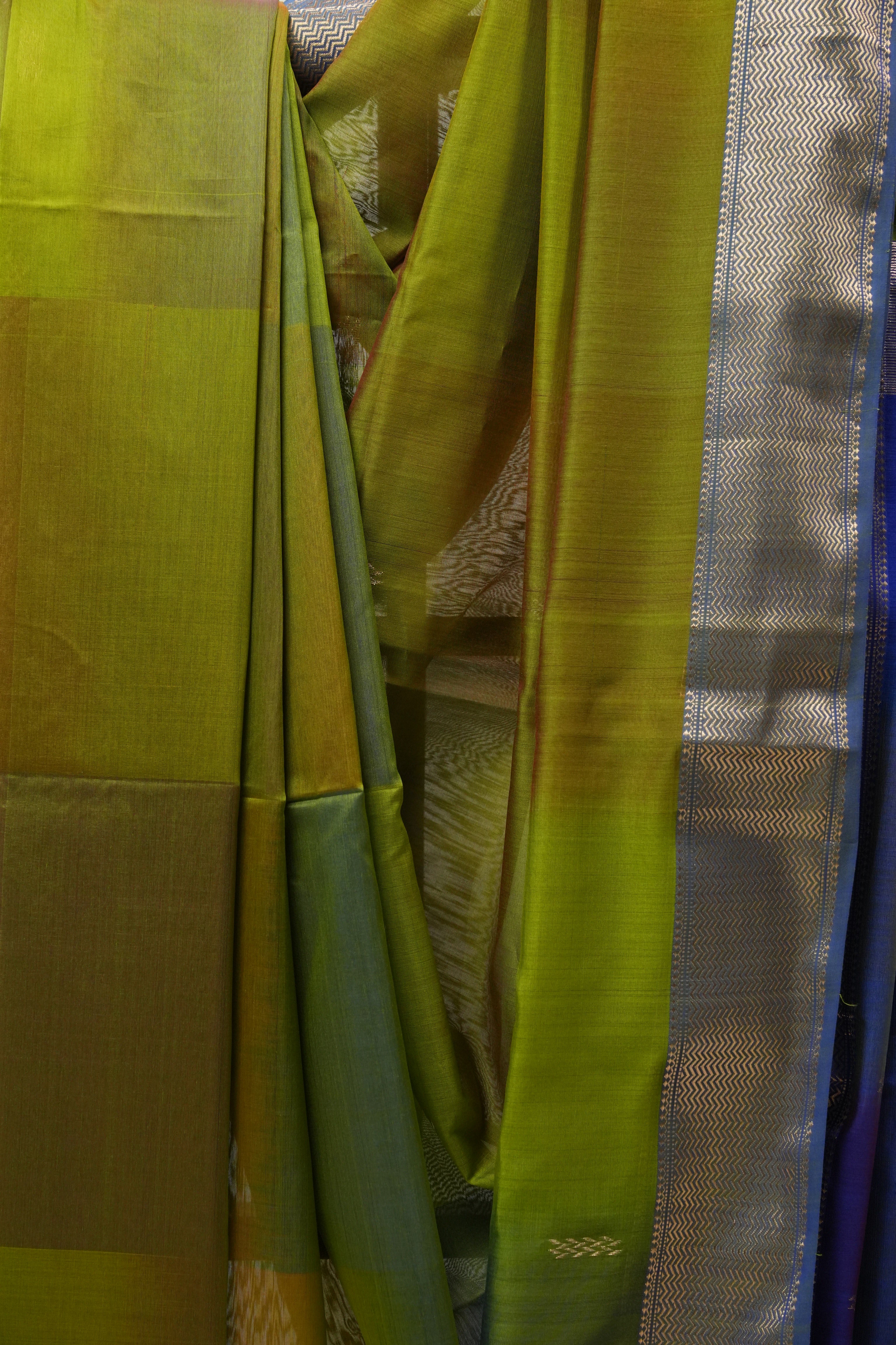 Green Maheshwari Saree - SRGMS591