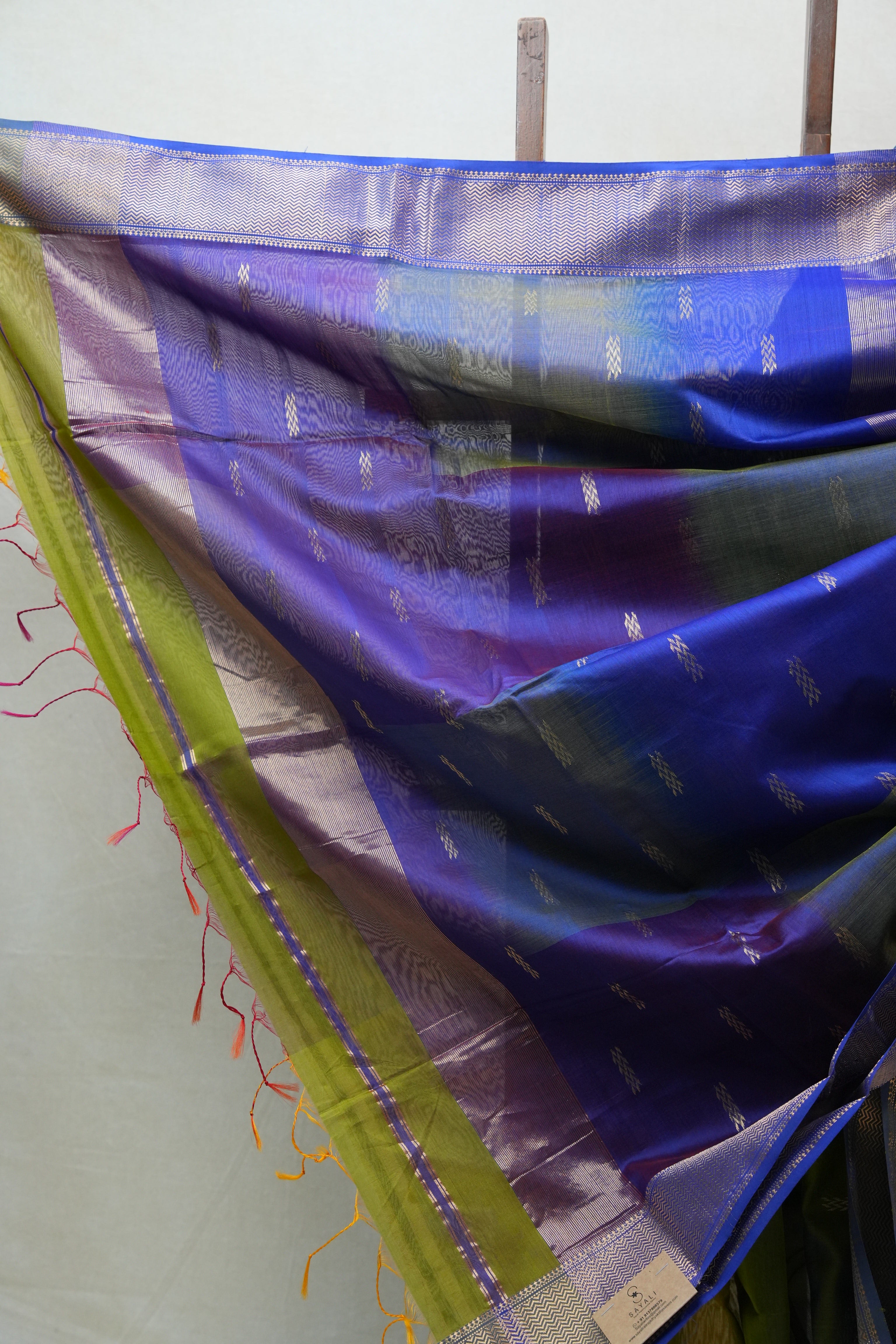 Green Maheshwari Saree - SRGMS591