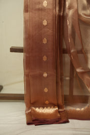 Mauve Tissue Banarasi Silk Saree - SRMTBSS113