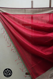 Green Maheshwari Saree - SRGMS589