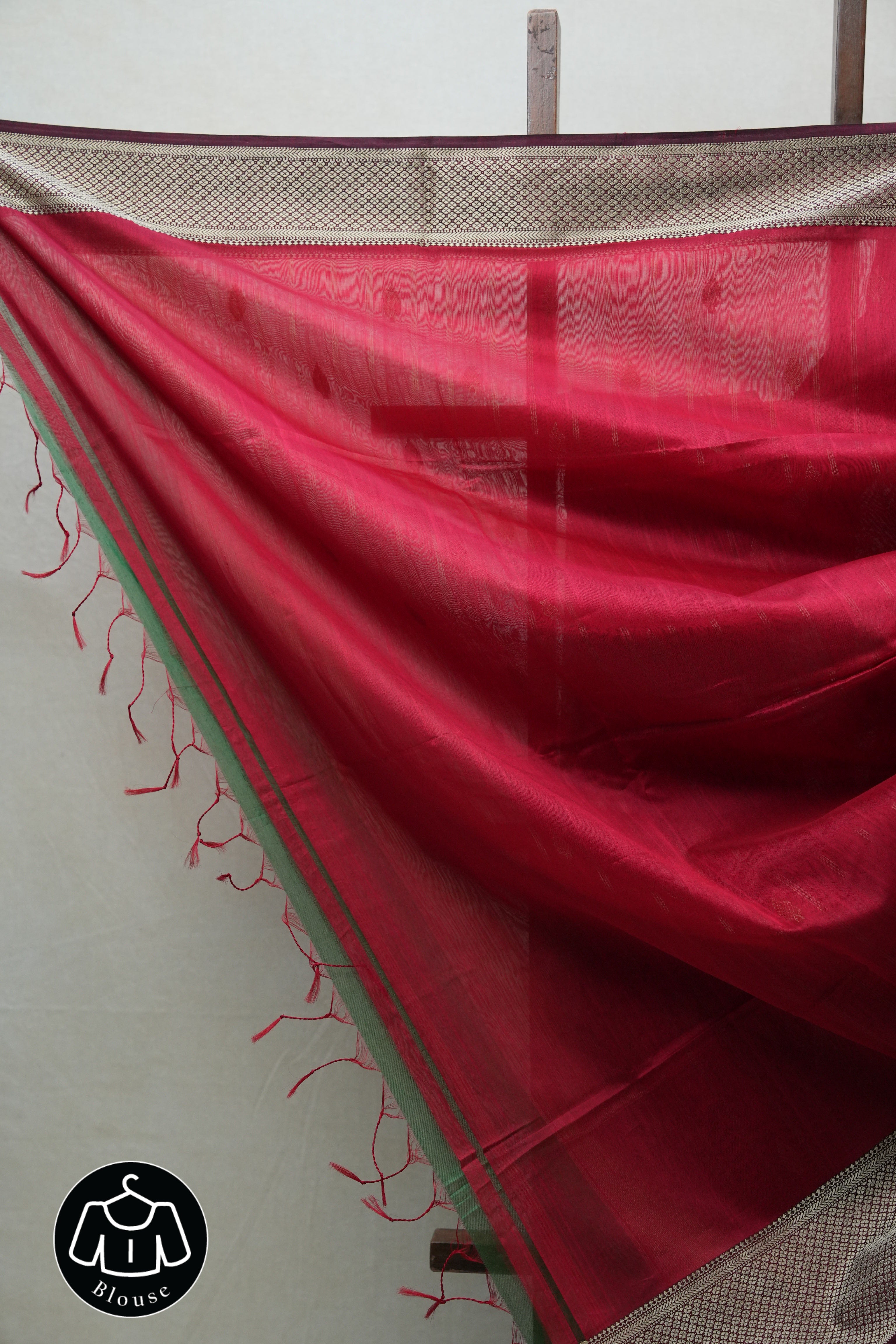 Green Maheshwari Saree - SRGMS589