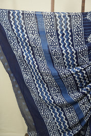 Indigo HBP Georgette Saree - SRIHGS79