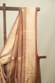 Mauve Tissue Banarasi Silk Saree - SRMTBSS113