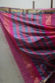 Pink Maheshwari Saree - SRPMS576