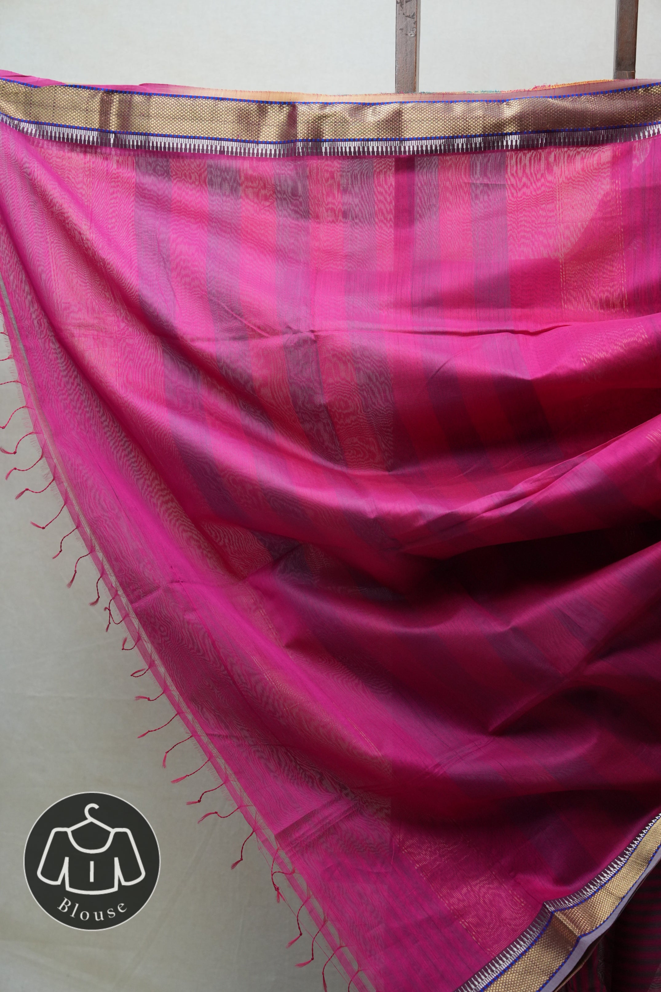 Pink Maheshwari Saree - SRPMS576