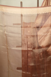 Mauve Tissue Banarasi Silk Saree - SRMTBSS113