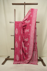 Pink HBP Cotton Saree - SRPCS3644