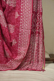 Pink HBP Cotton Saree - SRPCS3644