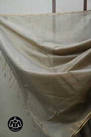 Beige Maheshwari Tissue Saree - SRBMTS554