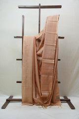 Peach Maheshwari Tissue Saree - SRPMTS556