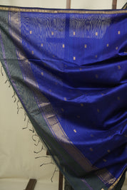 Emerald Green Maheshwari Saree - SREGMS1330