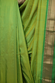 Parrot Green Silk Paithani Saree - SRPGSPS802