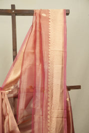 Pink Tissue Banarasi Silk Saree - SRPTBSS116