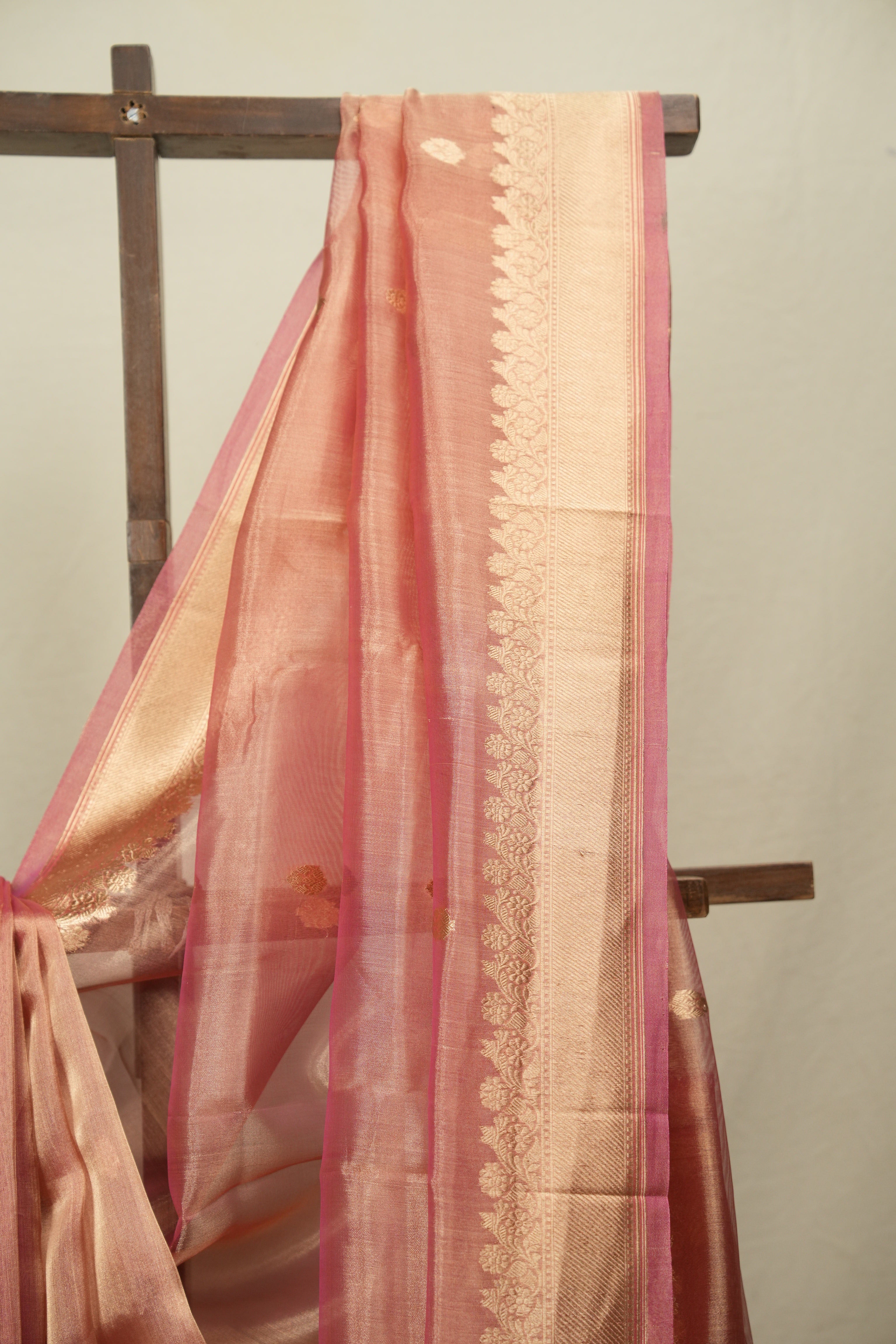 Pink Tissue Banarasi Silk Saree - SRPTBSS116
