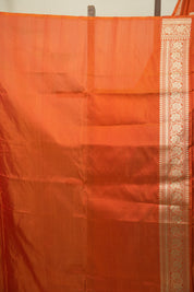 Orange Banarasi Silk Saree - SROBSS971
