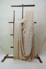 Beige Maheshwari Tissue Saree - SRBMTS563