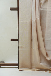 Beige Maheshwari Tissue Saree - SRBMTS563