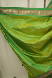 Parrot Green Silk Paithani Saree - SRPGSPS802