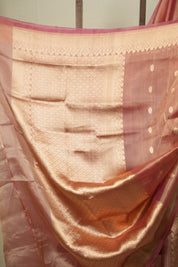 Pink Tissue Banarasi Silk Saree - SRPTBSS116