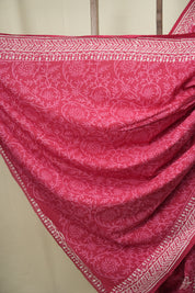 Pink HBP Cotton Saree - SRPCS3644