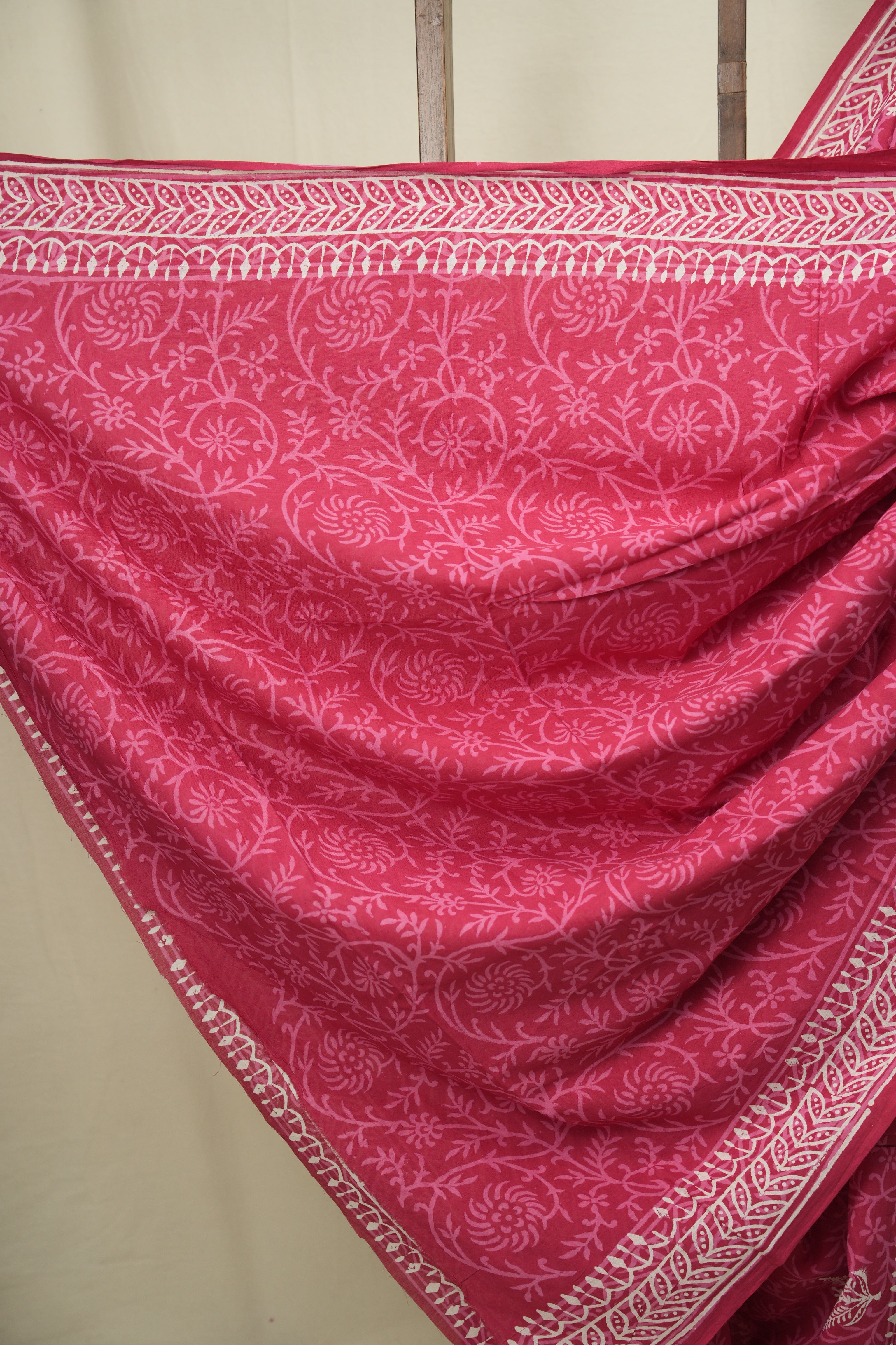 Pink HBP Cotton Saree - SRPCS3644