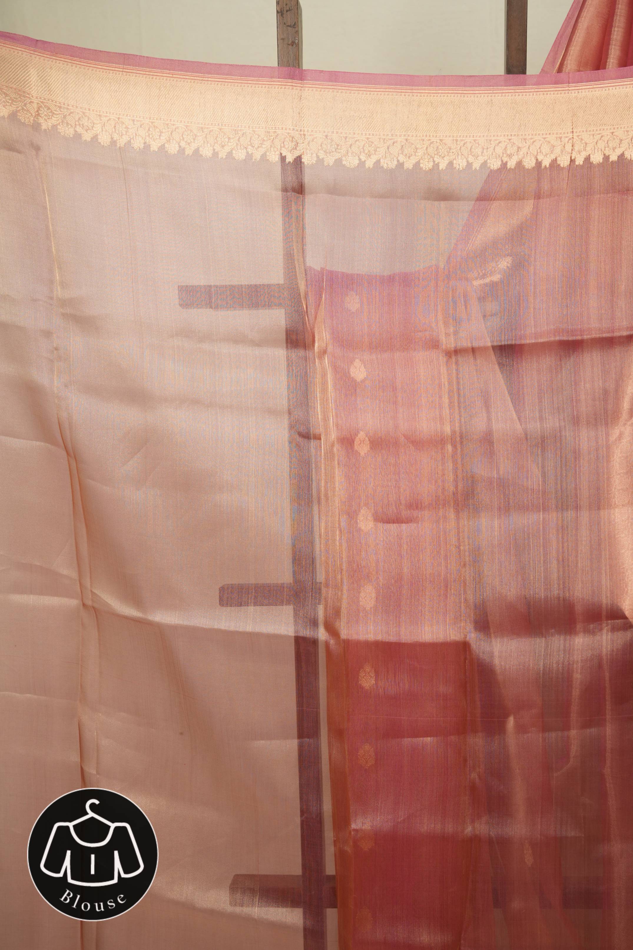 Pink Tissue Banarasi Silk Saree - SRPTBSS116