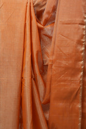 Orange Maheshwari Tissue Saree - SROMTS558