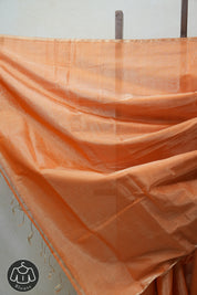 Orange Maheshwari Tissue Saree - SROMTS558
