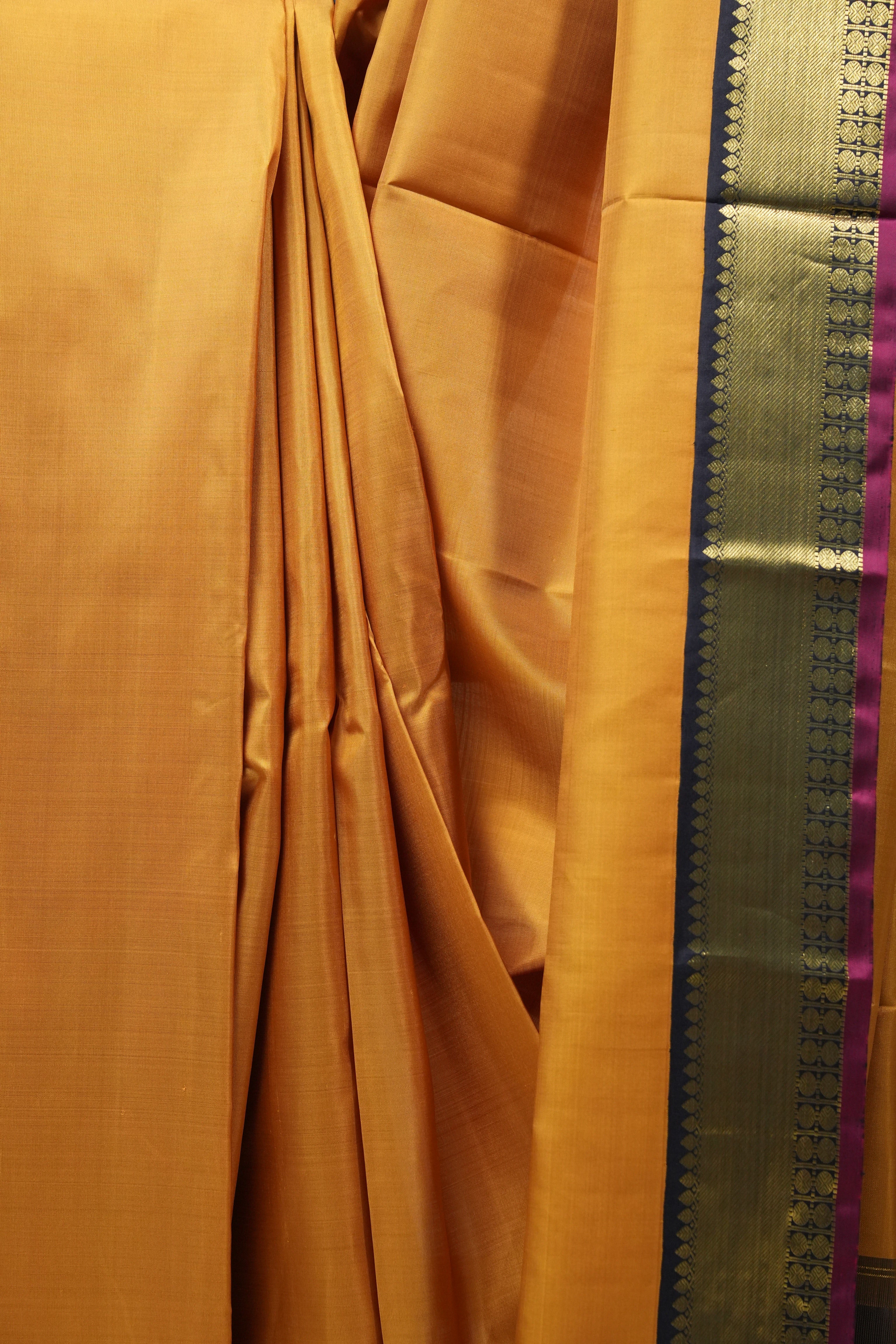Yellow Kanjeevaram Silk Saree - SRYKSS893