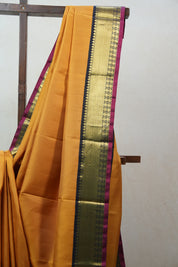 Yellow Kanjeevaram Silk Saree - SRYKSS893